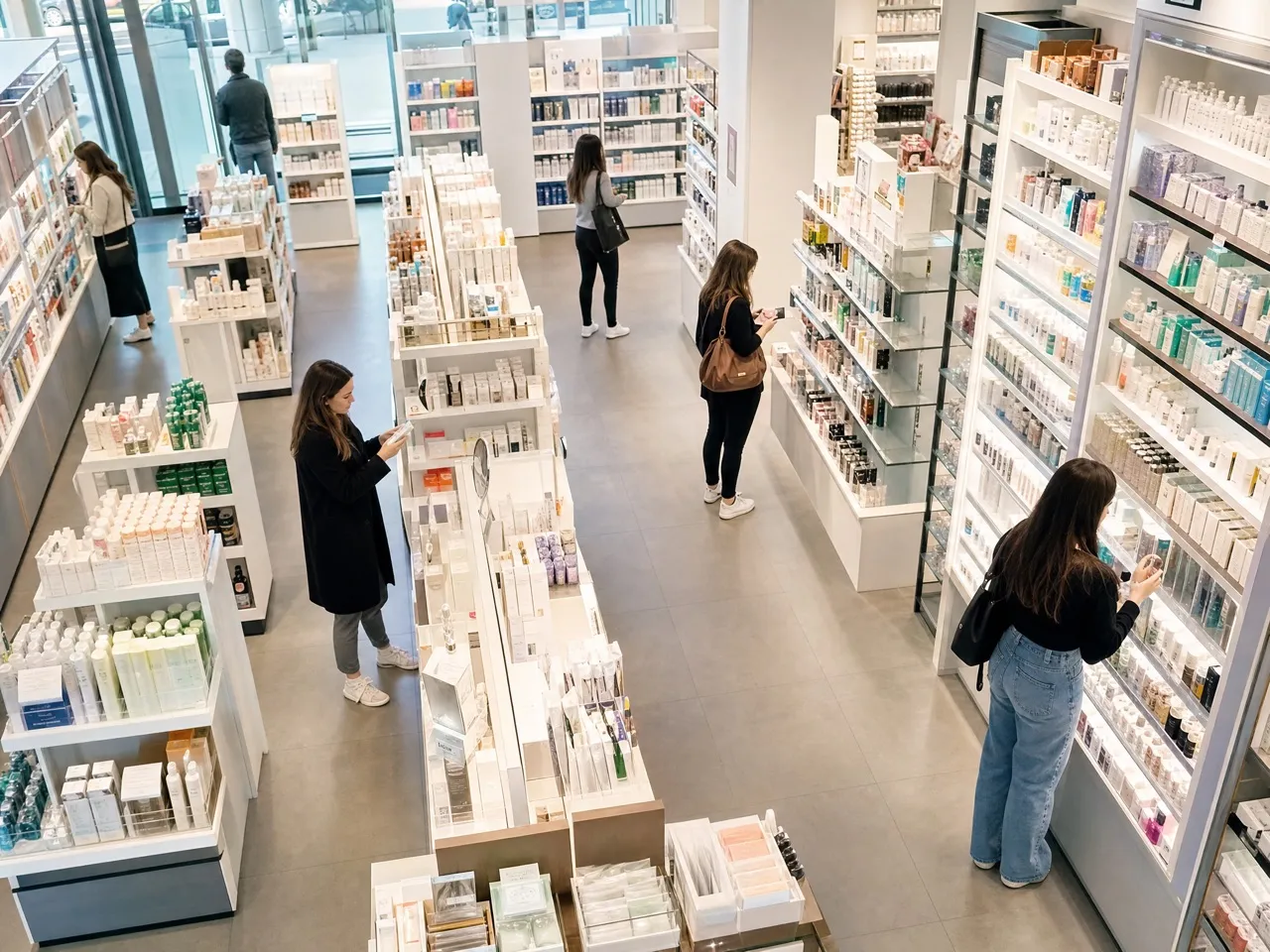 Measure discovery and trial by category and brand display